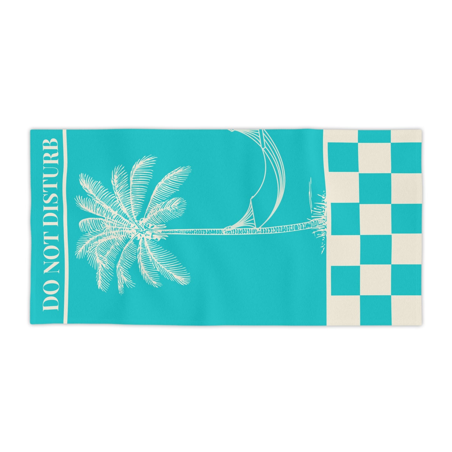Chill Vibes Beach Towel | Tropical Palm Print | Perfect for Summer, Vacations, Poolside Relaxation, Beach Days, and Gifts