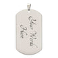 Dog Tag For Son With Custom Engraving