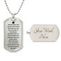 Dog Tag For Son With Custom Engraving