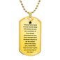 Dog Tag For Son With Custom Engraving