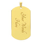 Dog Tag For Son With Custom Engraving