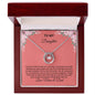 Lucky In Love Necklace Gift For Daughter