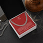 Cuban Link Chain With Son Message Card