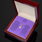 Alluring Beauty Necklace With Message To Mother