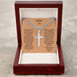 Cuban Link Chain With Engraved Artisan Cross