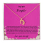Zodiac Symbol Necklace For Daughter