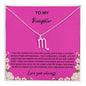 Zodiac Symbol Necklace For Daughter