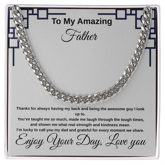 Cuban Link Chain For Fathers