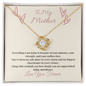 To My Mom – Love Knot Necklace – Thank You for Your Endless Love