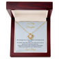 To My Daughter – Love Knot Necklace – Never Forget How Strong You Are