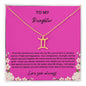 Zodiac Symbol Necklace For Daughter